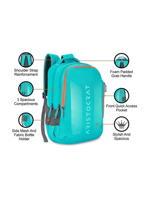 Buy Aristocrat 28 Ltrs Green Medium Backpack Online At Best Price ...
