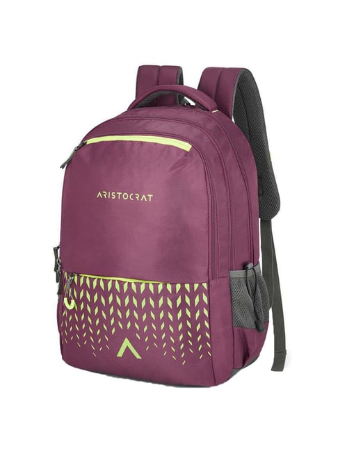 Buy Aristocrat Polyester 28L Nord Laptop Backpack - H Blue For Men & Women  online