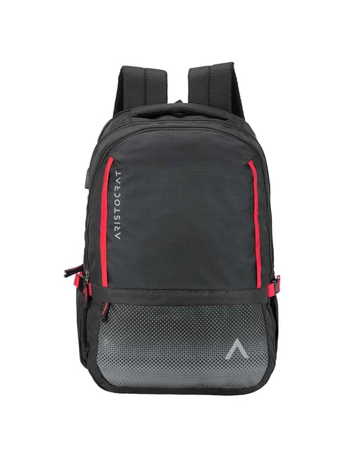 Aristocrat 28 Ltrs Black Medium Laptop Backpack