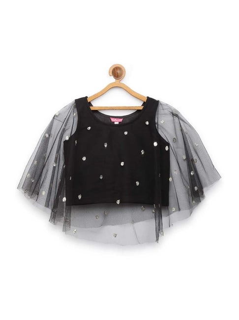 studiorasa Kids Black Embellished Top-picture-28