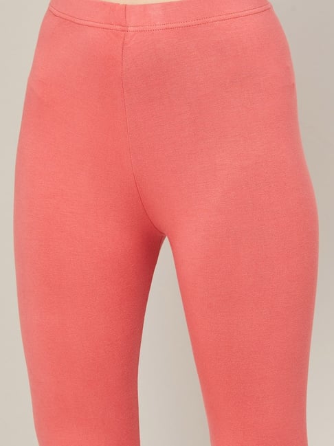 Buy Coral Pink Leggings for Women by AVAASA MIX N' MATCH Online