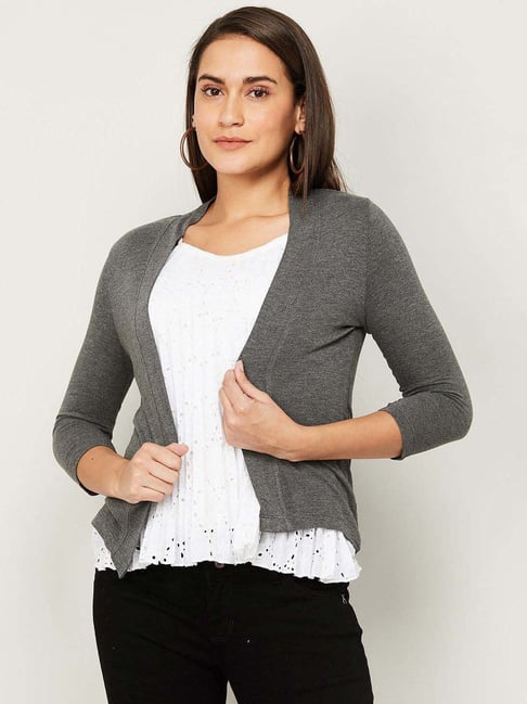 Grey hot sale shrug cardigan