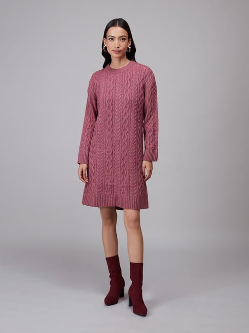 Turtleneck Sweater Dress Elegant Women Ribbed Casual Long Knitted | Womens  knit dresses, Long sweater dress, Long sleeve knit dress