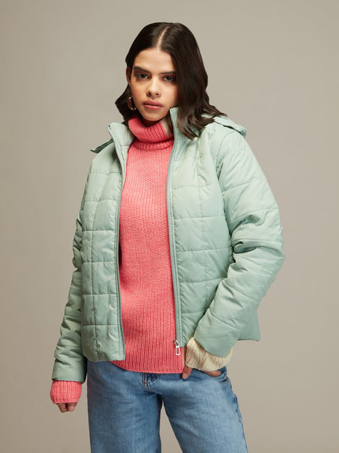 shoppers say this reversible puffer jacket is an affordable version  of Lululemon's Bomber