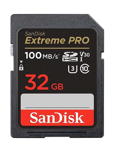 Buy SanDisk Extreme Pro SD UHS I 32GB Card for DSLR Online At Best