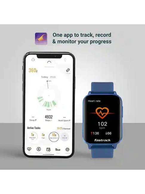Buy Fastrack 38073AP02 Reflex Curv Unisex Smartwatch at Best Price ...