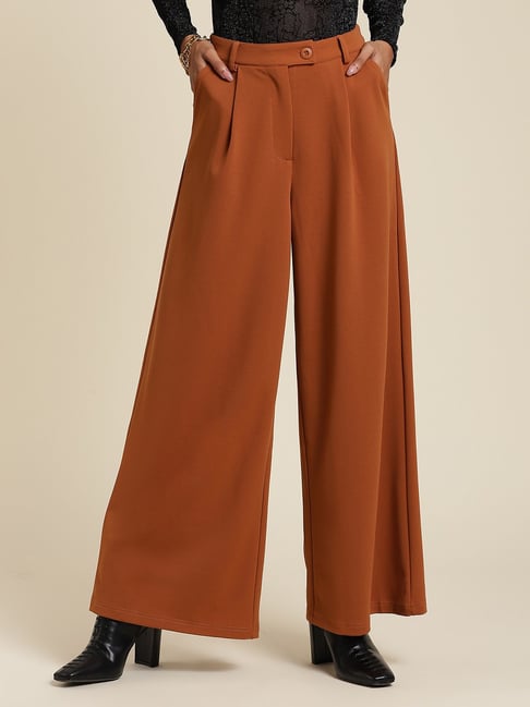 Buy online High Rise Pleated Trouser from bottom wear for Women by Klas  Nobl for 1249 at 75 off  2023 Limeroadcom