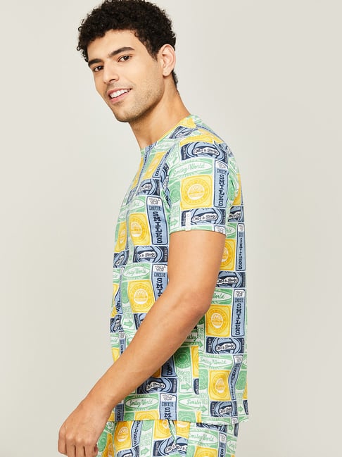 Buy SmileyWorld Multi Regular Fit Printed Shirt for Mens Online @ Tata CLiQ