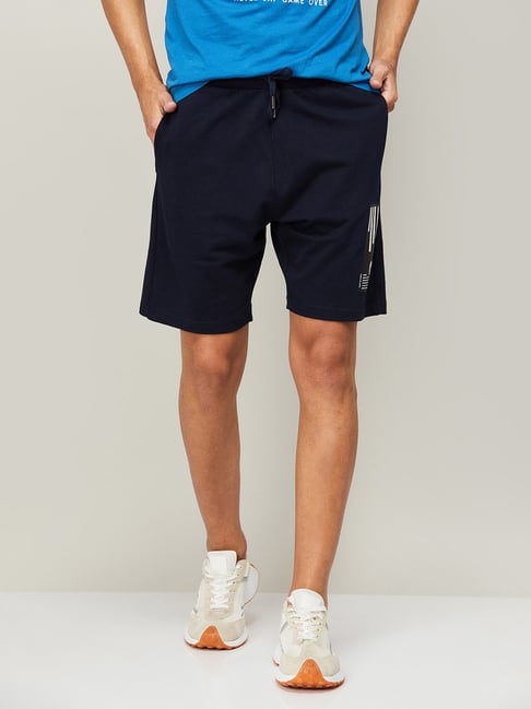 Bossini Blue Regular Fit Shorts