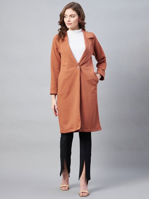 Rust on sale coat womens