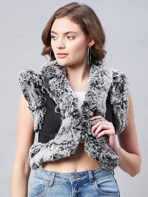 Grey shop bolero shrug