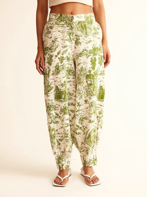 Buy Westwood Green Camo Print Jeggings for Women Online @ Tata CLiQ