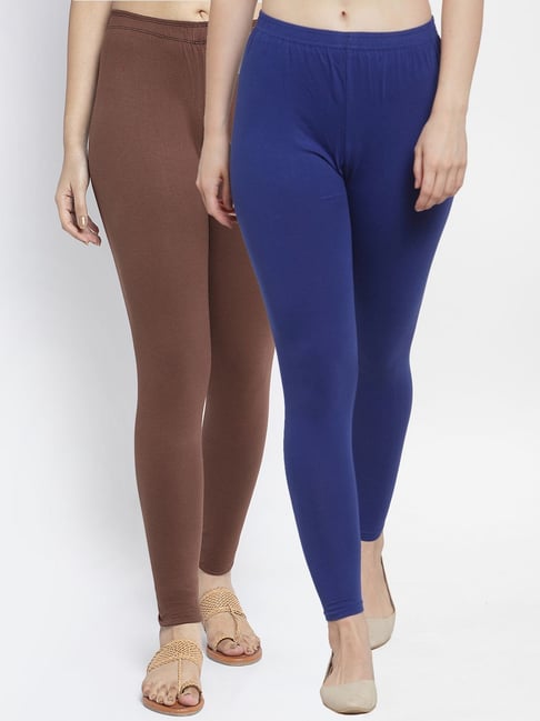 Buy Gracit Brown Regular Fit Leggings for Women¿s Online @ Tata CLiQ