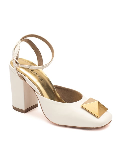 Ivory discount sandal heels