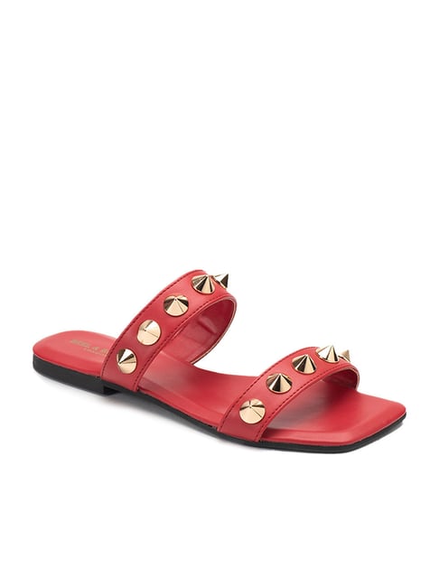 Buy Heel & Buckle London Women's Red Casual Sandals for Women at Best Price  @ Tata CLiQ