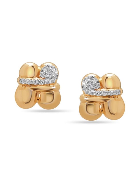 Buy Mia by Tanishq 14k Gold & Diamond Earrings for Women Online At Best  Price @ Tata CLiQ