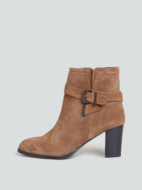 Buy online Tan Ankle Boots from footwear for Women by Michael Angelo for  ₹1299 at 57% off | 2024 Limeroad.com