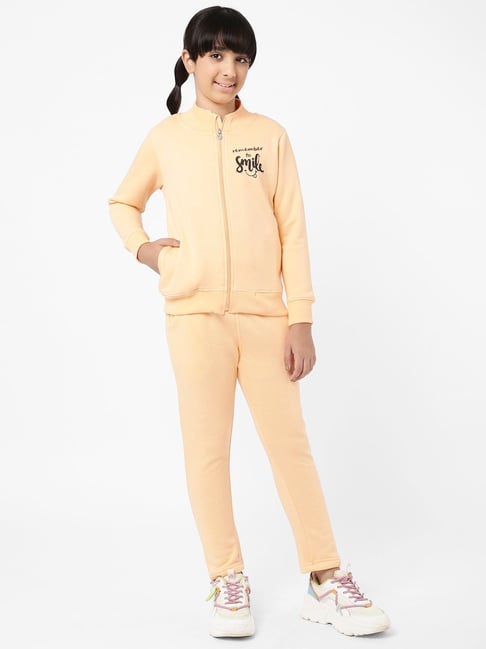 Light orange hot sale tracksuit