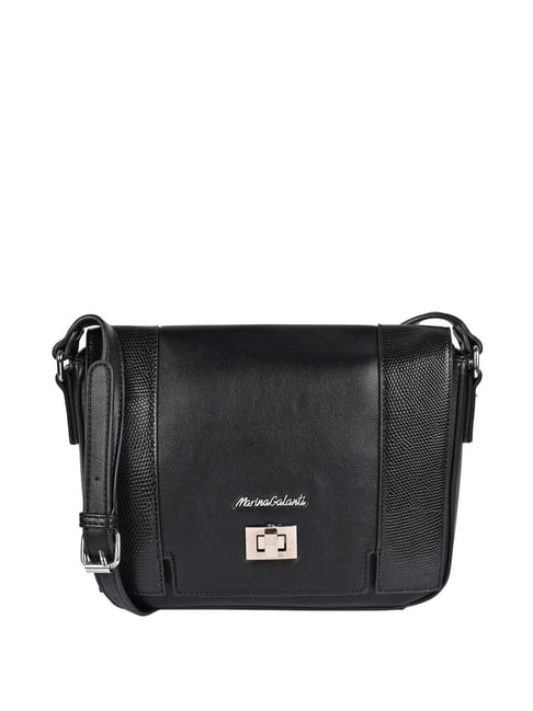 Marina Galanti Urban Titan Black Soft One Size Shoulder Bag