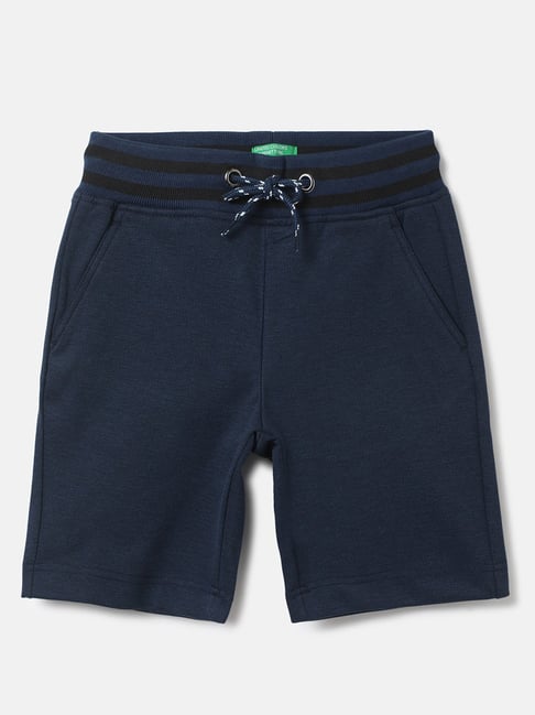 United Colors of Benetton Kids Navy Solid Shorts