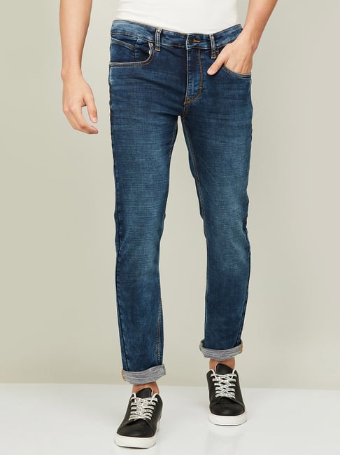 Fame Forever by Lifestyle Denimize Mid Blue Regular Fit Jeans