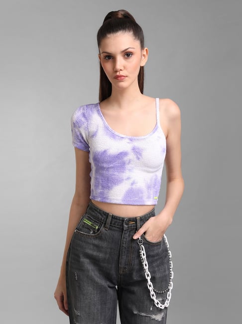 KZ07 by Kazo Purple Crop Top-picture-25