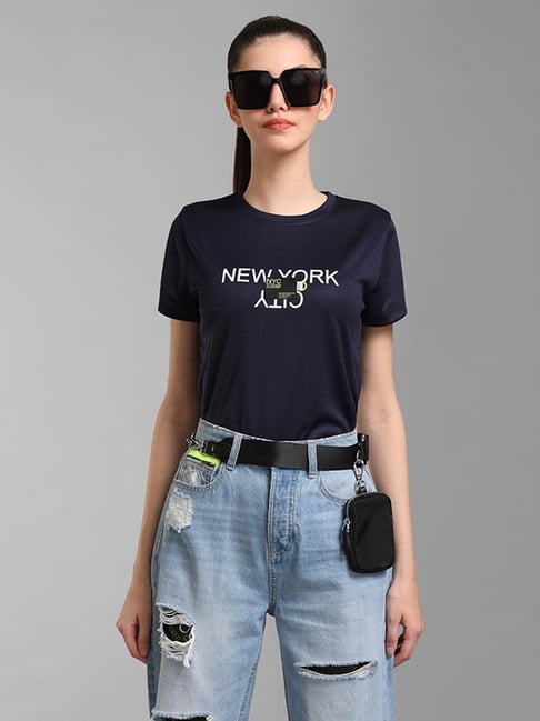 KZ07 by Kazo Navy Printed T-Shirt-picture-31