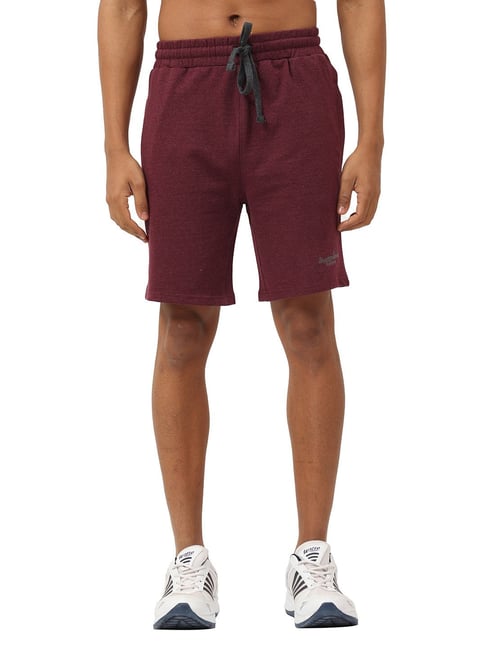 Masculino Latino Maroon Regular Fit Shorts-picture-17