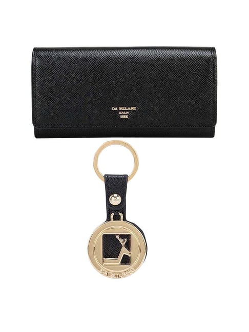 Fendi Wallet On Chain With Pouches Mini Leather In Black - Praise