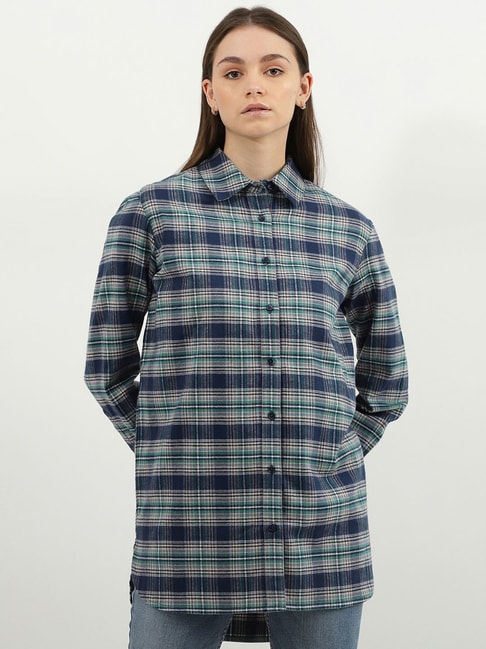 United Colors of Benetton Multicolor Check Shirt