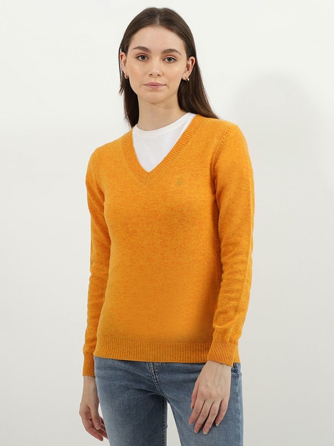 United Colors of Benetton Orange Sweater