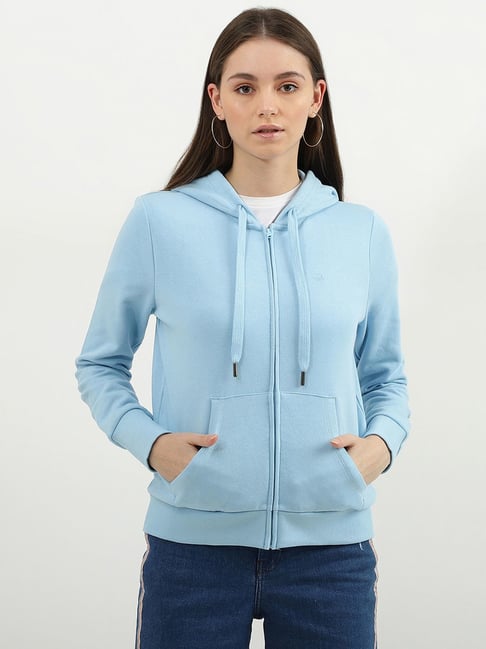 United Colors of Benetton Sky Blue Hoodie