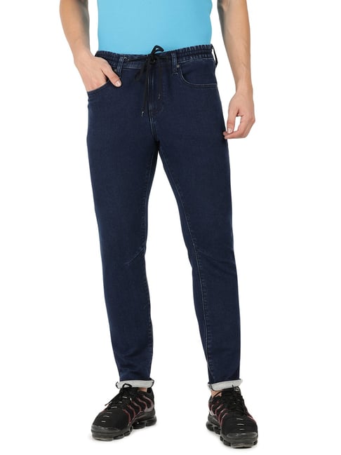 Buy EVERBLUE Blue Regular Fit Lightly Washed Jeans for Men's Online @ Tata  CLiQ