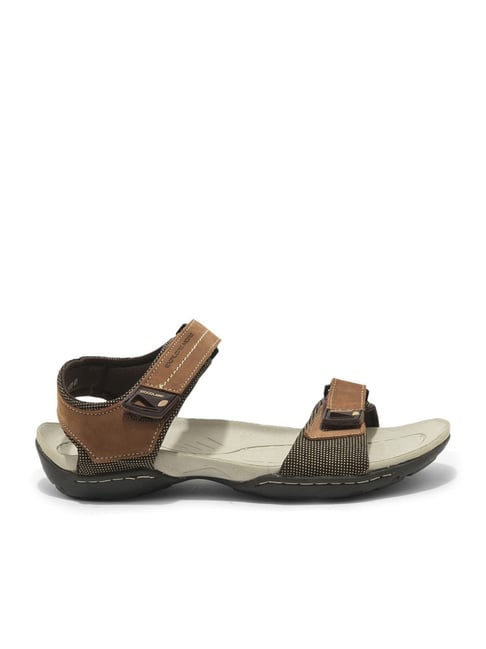 Woodland Men's Brown Floater Sandals