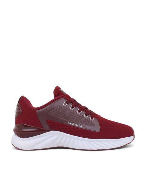 Maroon running outlet shoe