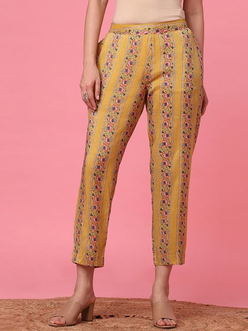 Buy FOREVER NEW Print Floral Viscose Relaxed Fit Womens Casual Pants   Shoppers Stop