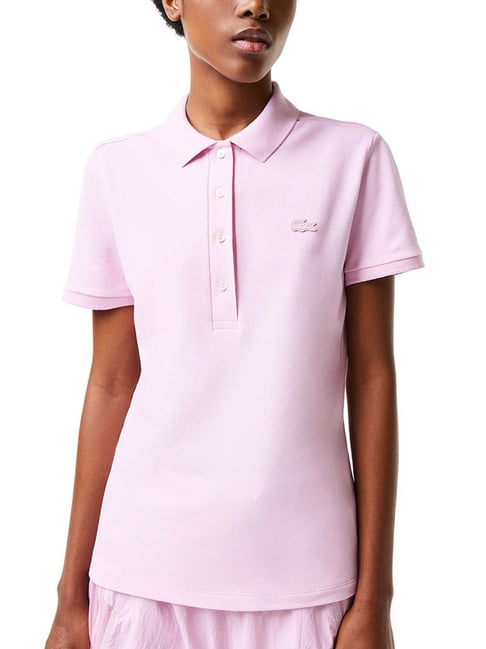 Lacoste Slim Fit Lacoste Womens Polo Shirts On Sale LACOSTE Pink