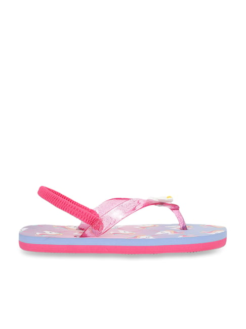 Fame Forever by Lifestyle Kids Pink & Blue Flip Flops