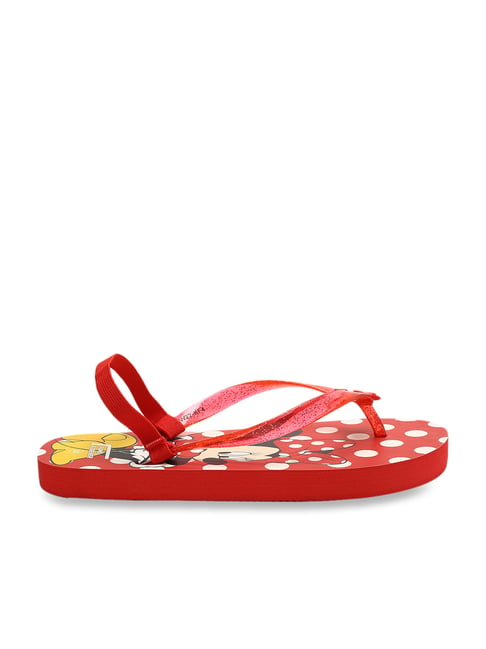 Fame Forever by Lifestyle Kids Red Flip Flops