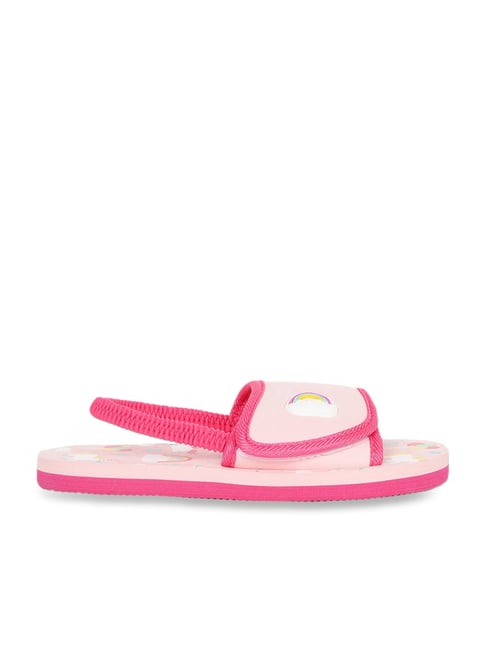 Girls flip flops discount with back strap