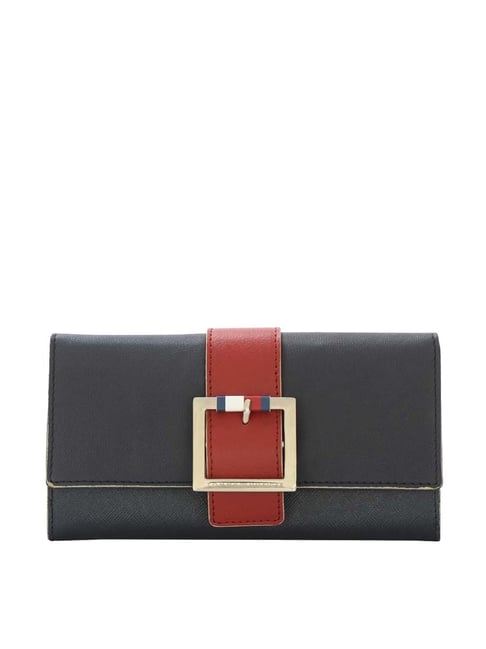 Tommy Hilfiger Navy Solid Wallet for Women