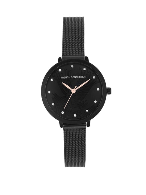 French Connection Black Dial Analog watch For Womens - FCL0007B-R-image-5