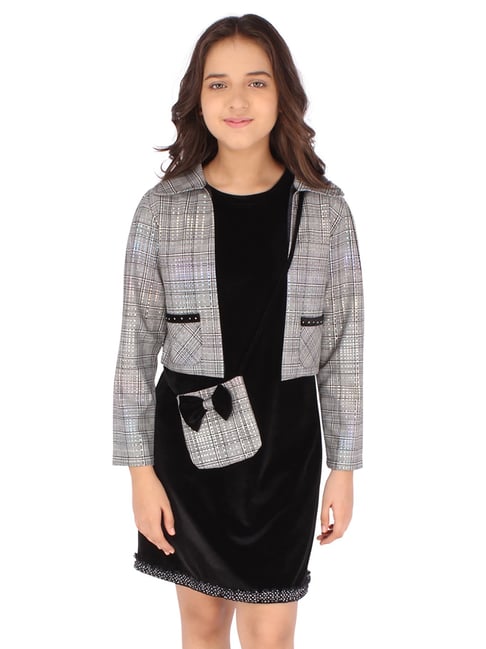 Better Together Mock Neck Sweater Dress Set with Long Sleeve Shrug Top – La  Belle Boutique