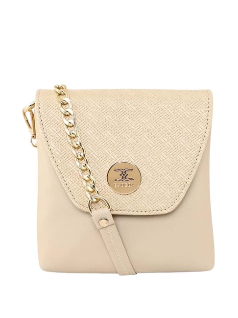 ESBEDA Gold Color quilted with Chain Strap For Women