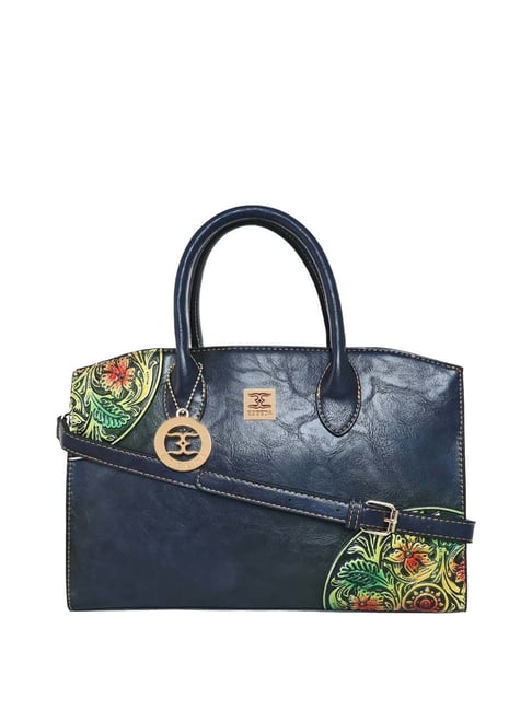 Esbeda leather best sale trolley bag online