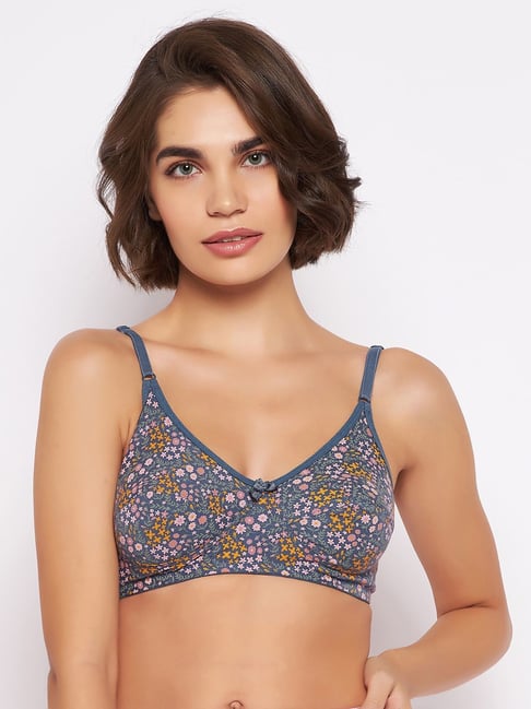 Printed fabric cute bralette