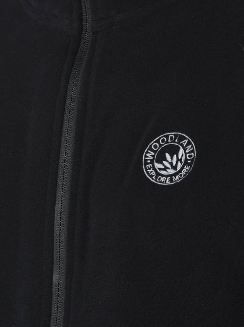 Buy Woodland Black Regular Fit Regular Fit Jacket for Men Online @ Tata ...