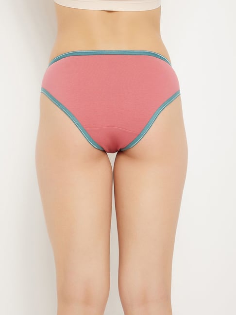 Buy Clovia Pink Cotton Bikini Panty for Women Online @ Tata CLiQ