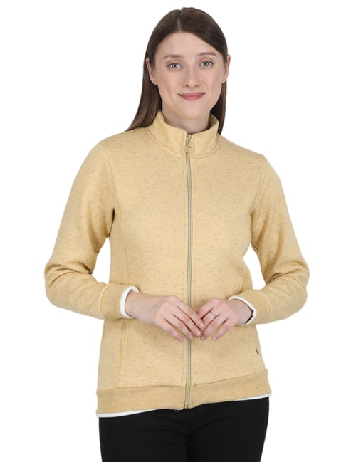 Monte Carlo Yellow Textured Sweatshirt