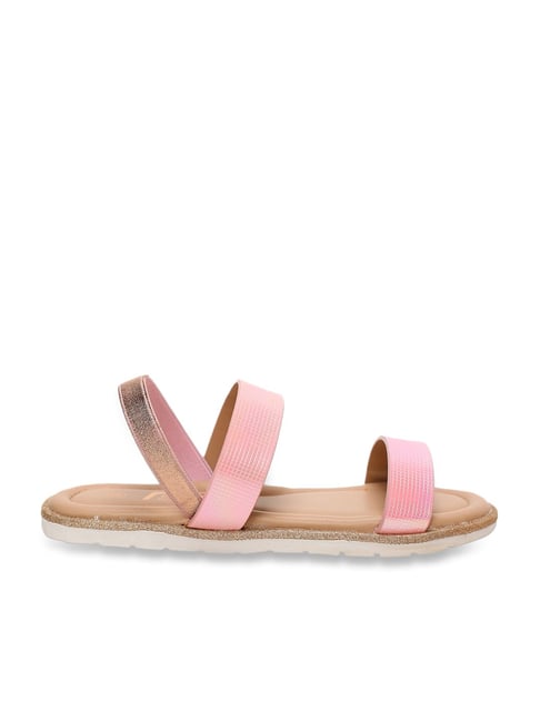 Fame Forever by Lifestyle Kids Pink & Brown Casual Sandals